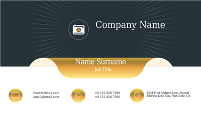 Callout Buttons Business Card 5