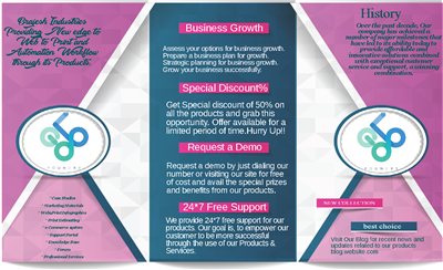 Side Pin Brochures Tri Fold