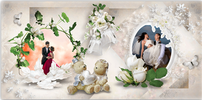 Slant & Flip Photo Book Wedding