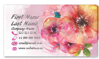 Callout Buttons Business Card Transparent