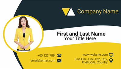 Callout Buttons Business Card 7