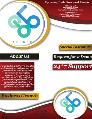 Side Pin Brochures Single Fold
